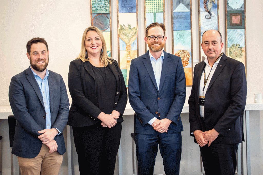 Oscar Ellison, Michelle Herlihy, Michael Cameron, Dean Sheed